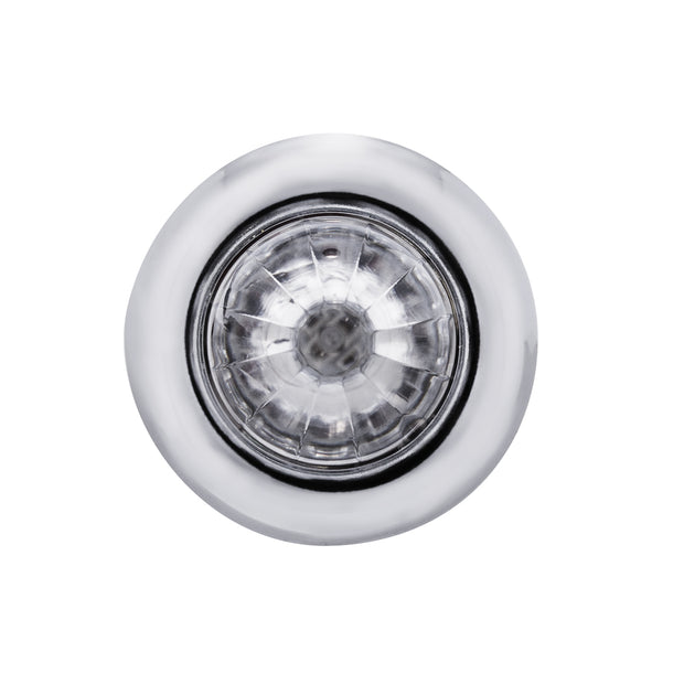 4 LED Dual Function 3/4" Mini Watermelon Light (Clearance/Marker) - White LED/Clear Lens
