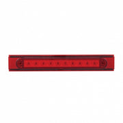 10 LED Conspicuity Reflector Plate Light With Red Reflector - Red LED/Red Lens (Each)