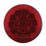 15 LED 2-3/8" Dual Function Signal Light For Harley Motorcycle - Red LED/Red Lens