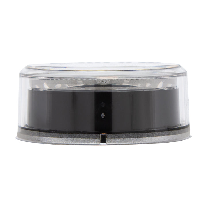 4 LED 2-1/2" Round Abyss Light (Clearance/Marker) - Red LED/Clear Lens
