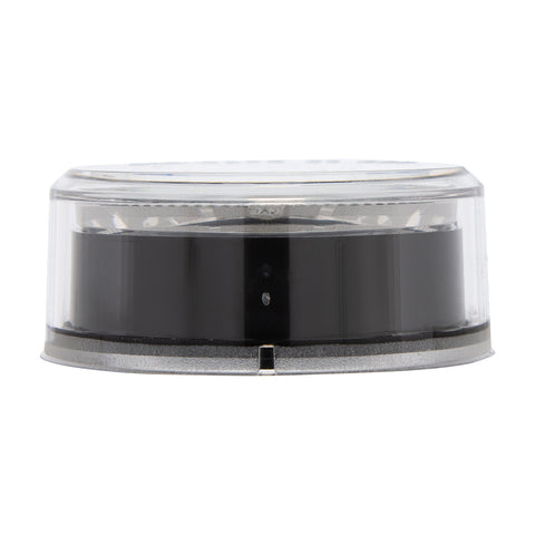 4 LED 2-1/2" Round Abyss Light (Clearance/Marker) - Red LED/Clear Lens