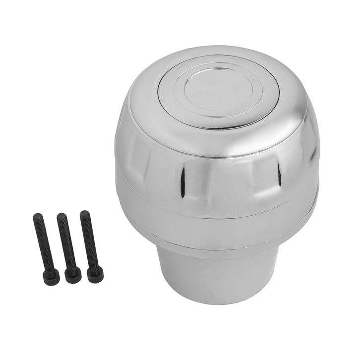 Chrome Steering Wheel Hub &amp; Horn Button Kit For 1989-2006 Freightliner
