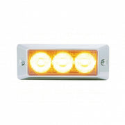3 High Power LED Warning Light - Amber LED