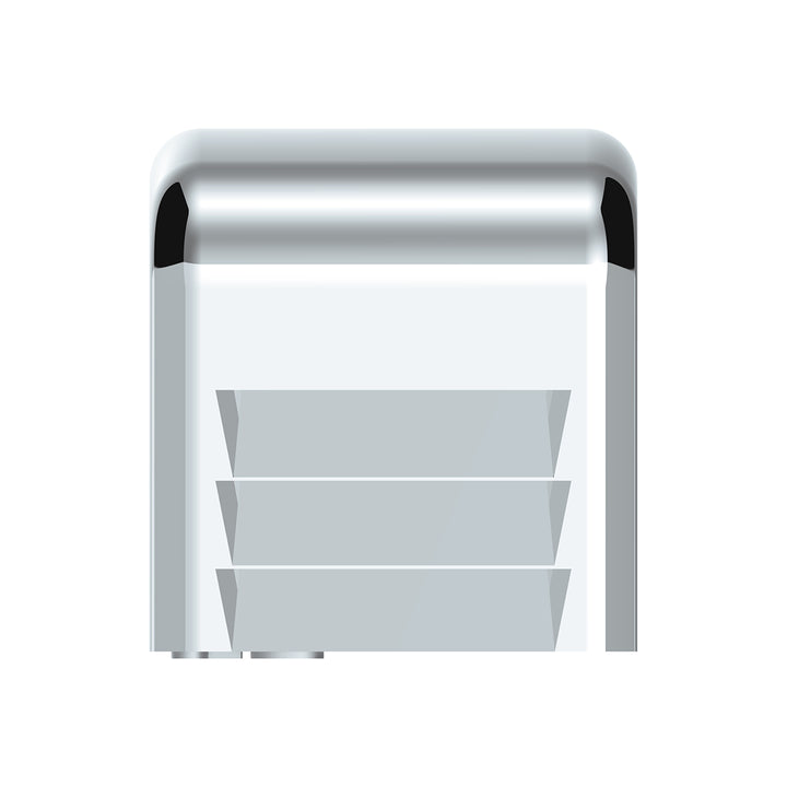 Chrome Plastic A/C &amp; Heater Slider Control Knob For Kenworth/Freightliner - Plain (Card Of 3)