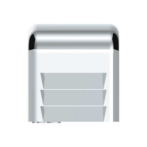 Chrome Plastic A/C & Heater Slider Control Knob For Kenworth/Freightliner - Plain (Card Of 3)