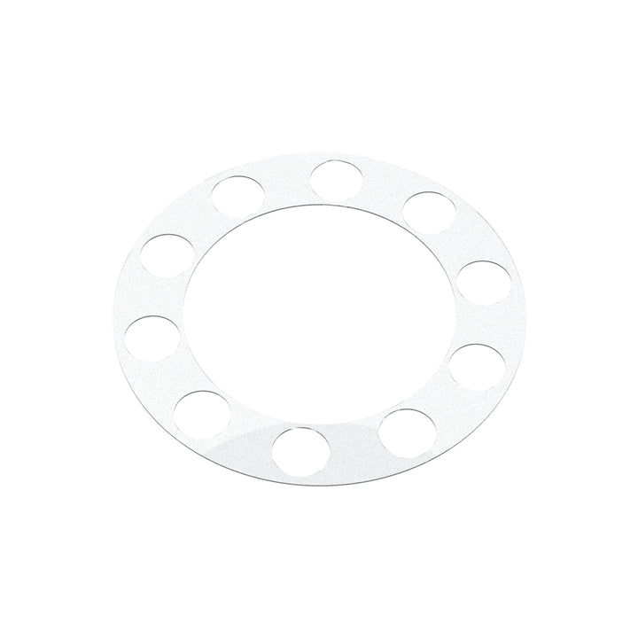 Chrome Plastic Single Hub Design Rear Axle Cover With 33mm Thread-On Nut Covers