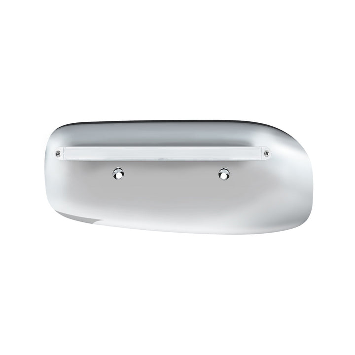 24 LED GloLight Rear Headlight Housing Cover For 2008-2023 Peterbilt 389 (Driver)- Amber LED/Clear Lens