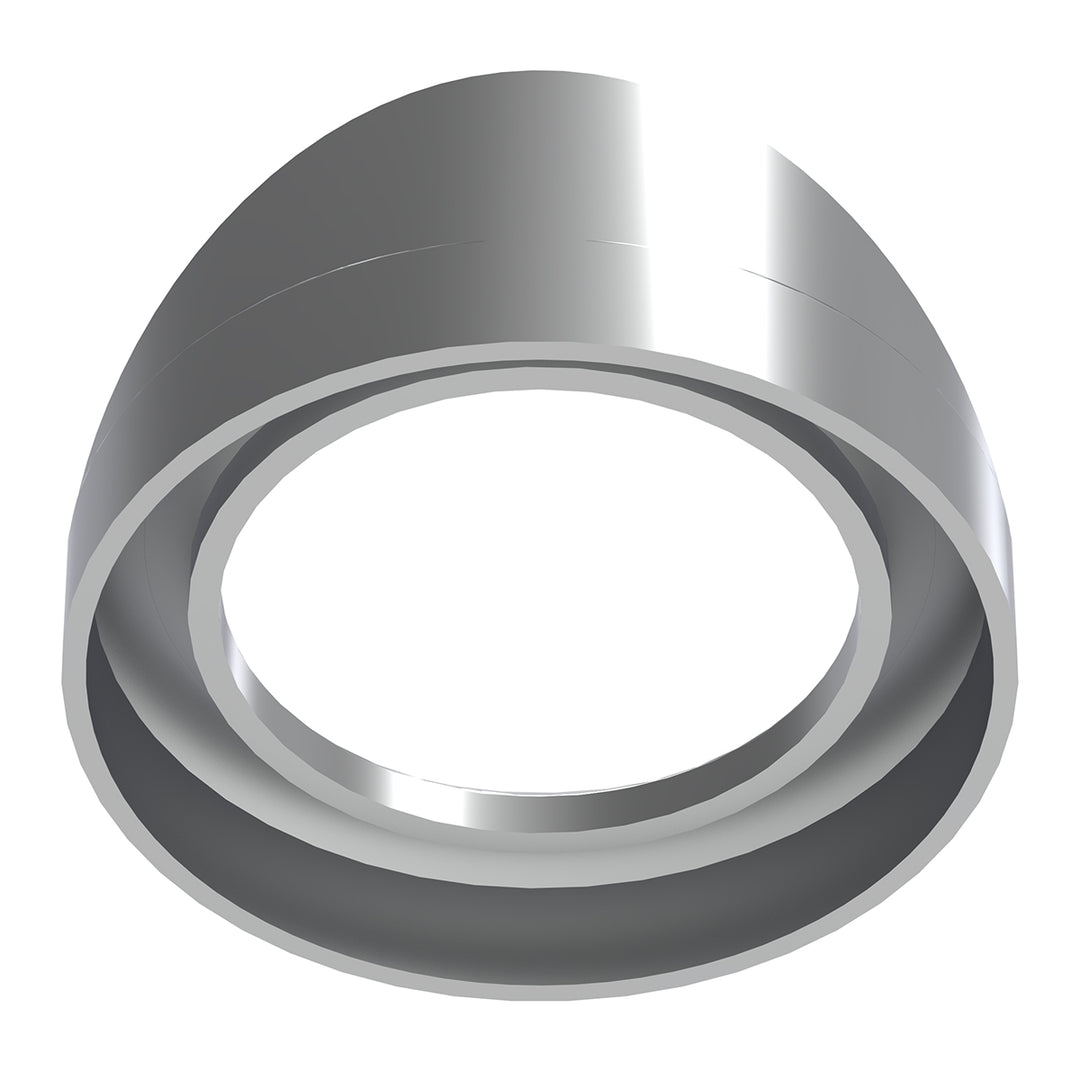 Chrome Plastic Small Gauge Bezel With Visor For 1996-2010 Freightliner Century