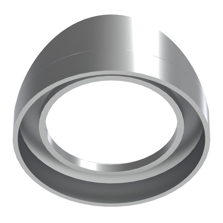 Chrome Plastic Small Gauge Bezel With Visor For 1996-2010 Freightliner Century