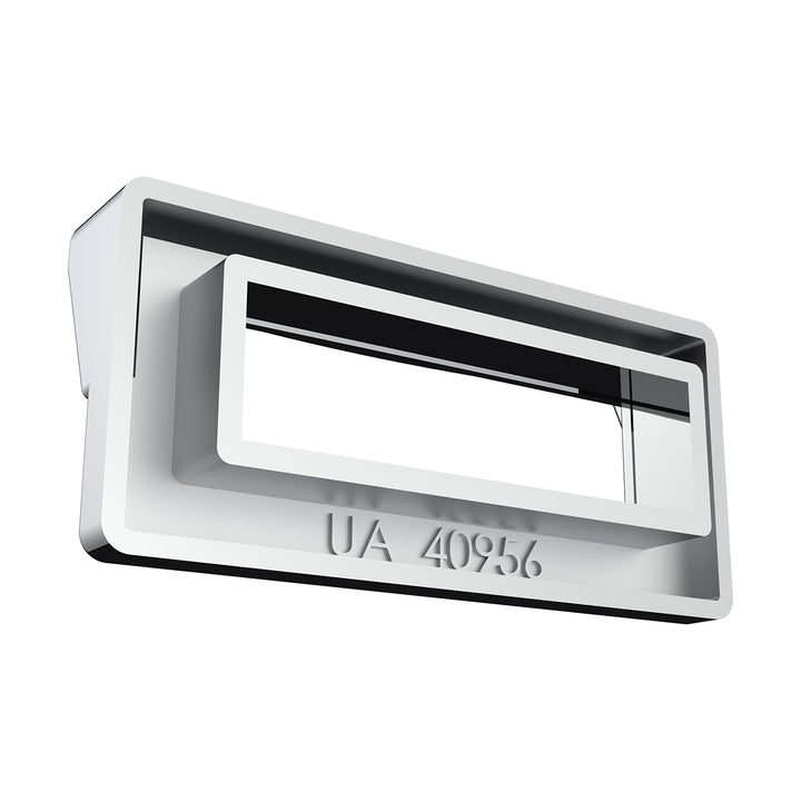 Chrome Plastic Switch Label Covers With Visor For 2001 &amp; Older Peterbilt (6-Pack)