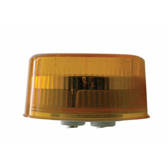 9 LED 2" Round Reflector Light (Clearance/Marker) - Amber LED/Amber Lens United Pacific 38849