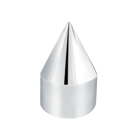 1/2" x 1-7/16" Chrome Plastic Spike Nut Covers - Push-On (10-Pack)