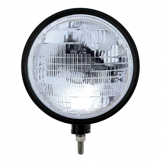 Black "Billet" Style Groove Headlight H6014 Bulb
