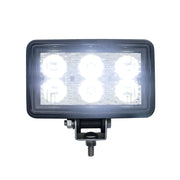 6 High Power 1 Watt LED Rectangular Work Light (Retail)