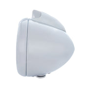 Stainless Steel Guide 682-C Headlight H4 With White LED & Original Style LED Signal - Clear Lens