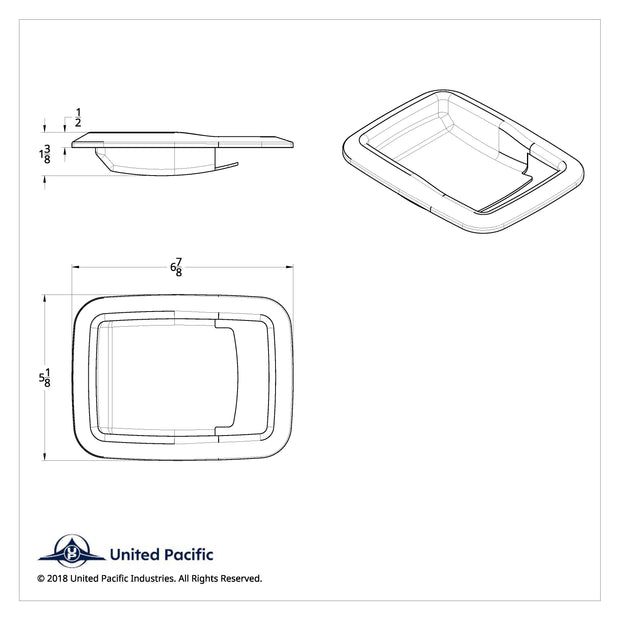 Door Handle Trims For 2005+ Kenworth (Pair)