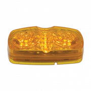 14 LED Reflector Rectangular Light (Clearance/Marker) - Amber LED/Amber Lens