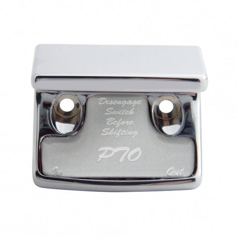 "PTO" Switch Guard With Silver Sticker