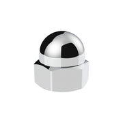 11/16" x 7/8" Chrome Die-Cast Acorn Nut Cover (50 pcs/Box)