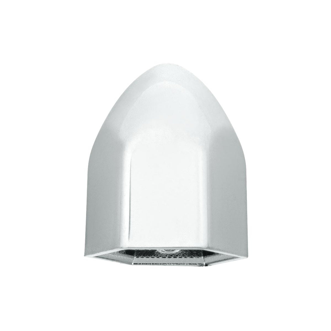 3/4" X 1 3/8" Chrome Plastic Bullet Nut Cover - Push-On (50-Pack)