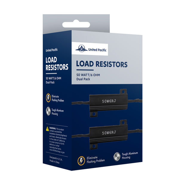 Load Resistor - 50 Watt/6 Ohm - Competition Series (Pair)