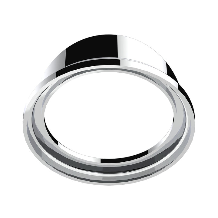 Chrome Plastic Pyrometer Gauge Bezel With Visor For Freightliner -Classic Design