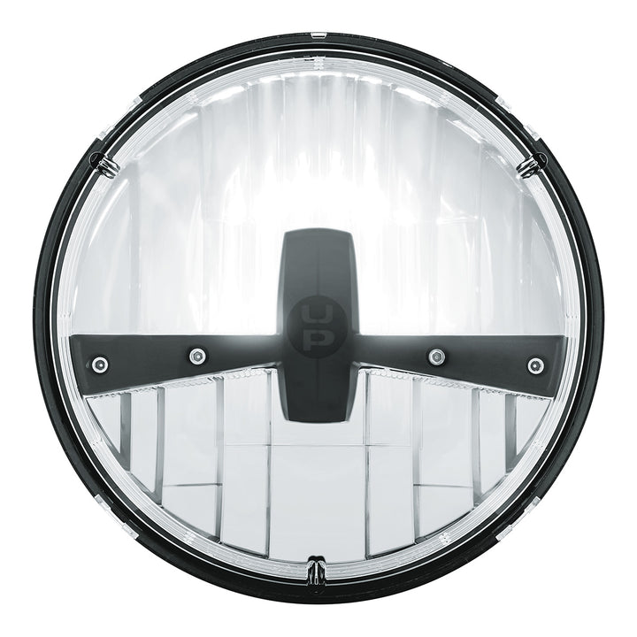 ULTRALIT - 5 High Power LED 7" Dual Function Headlight - Black