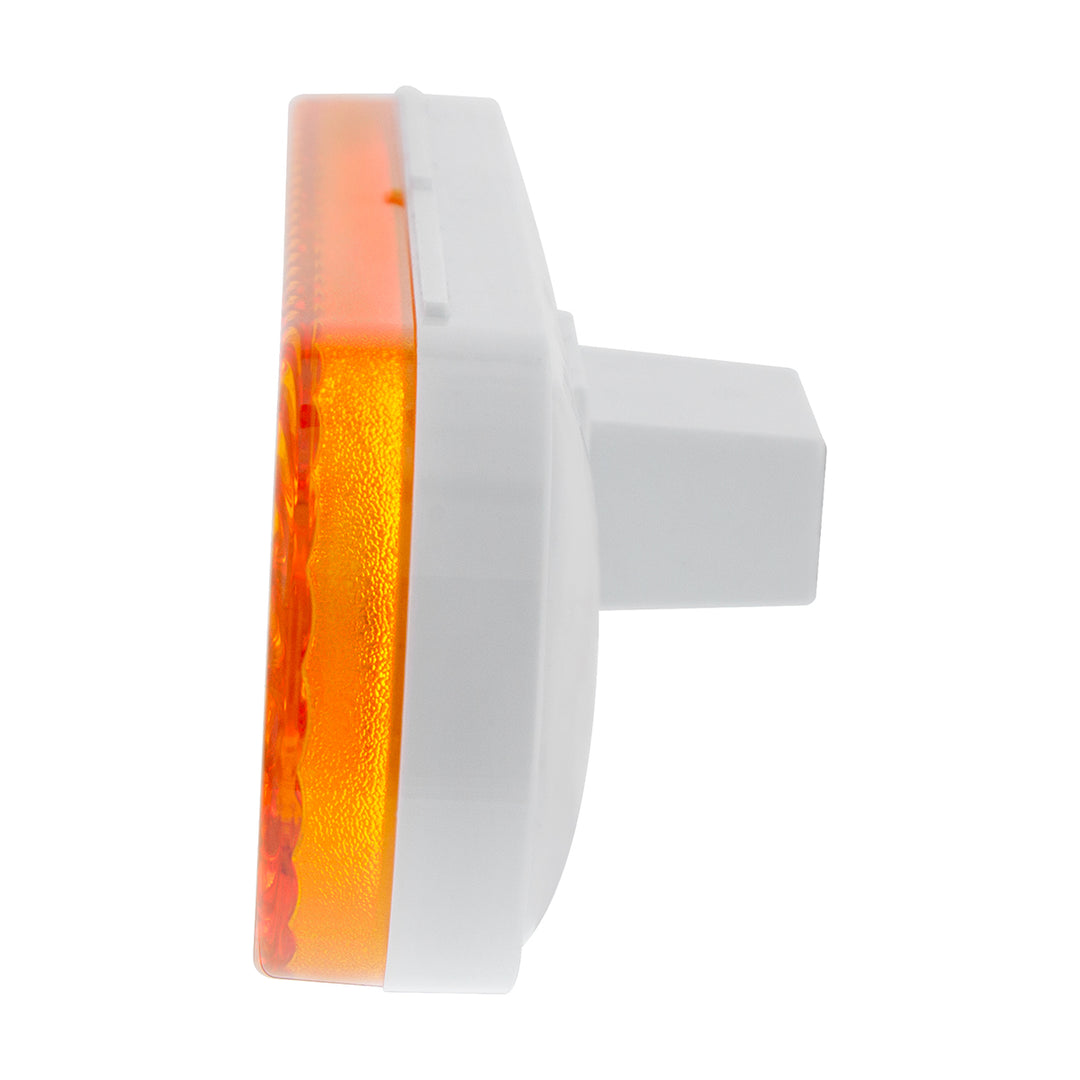 20 LED 6" Oval Turbine Light (Turn Signal) - Amber LED/Amber Lens