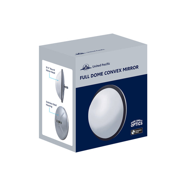 8-1/2" 430 Stainless Steel Full Dome Convex Mirror