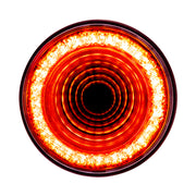 24 LED 4" Round Mirage Light (Stop, Turn & Tail) - Red LED/Clear Lens