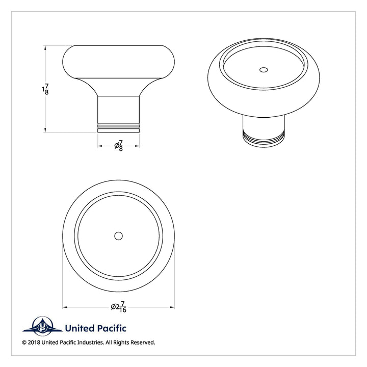 Deluxe Military Medallion Air Valve Knobs - Army