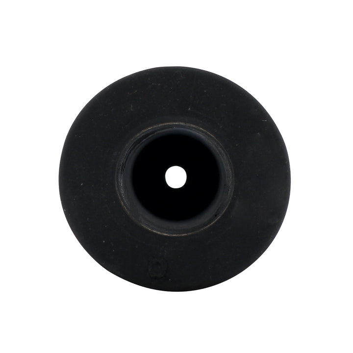 Black Motorcycle Rubber Grip Set - 1" or 1-1/8" (25/28mm) (Pair)