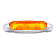 4 LED LIGHTTRACK Light (Clearance/Marker) - Amber LED/Amber Lens