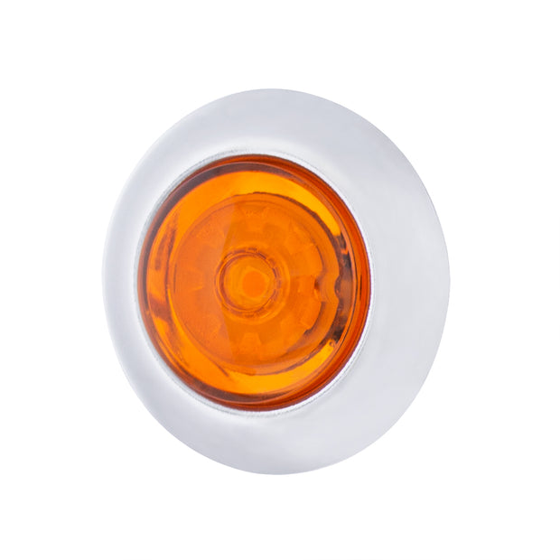 LED Dual Function ArcBlast 3/4" Mini Light (Clearance/Marker) - Amber LED/Amber Lens