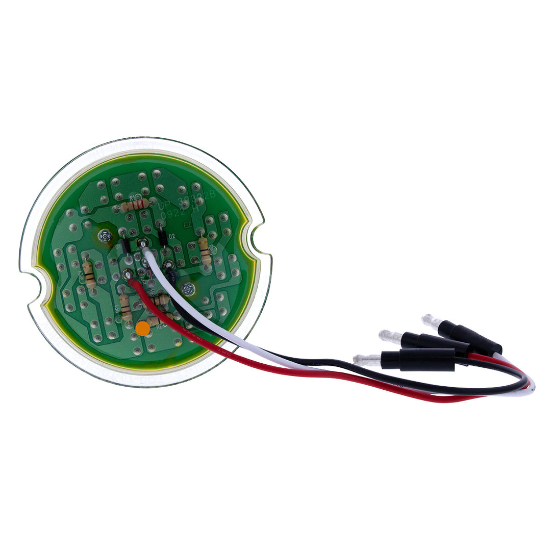 17 LED Dual Function Reflector Cab Light - Amber LED/Clear Lens