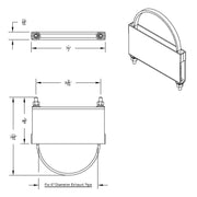 6" Stainless U-Bolt Exhaust Clamp