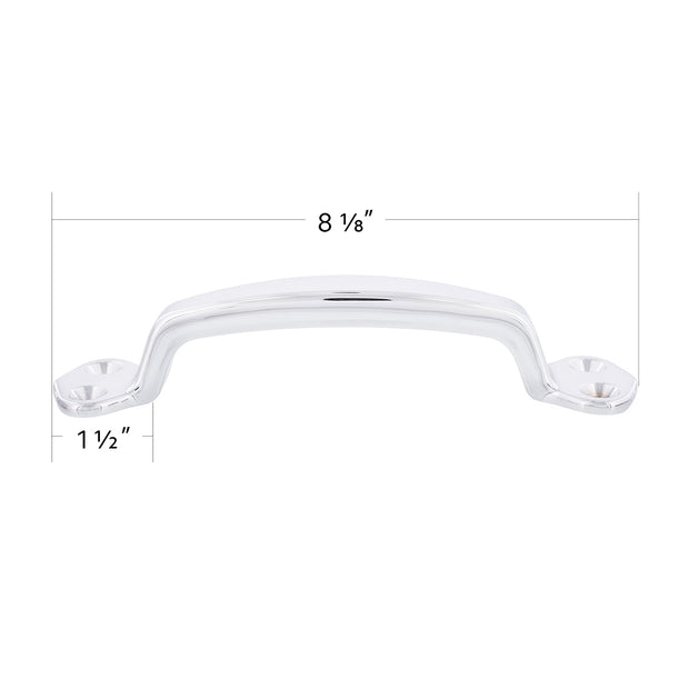 Chrome Die Cast Grab Handle Kit With Mounting Hardware
