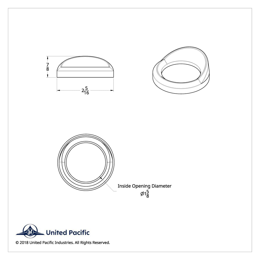 Small Gauge Bezel With Visor For 2006+ Peterbilt