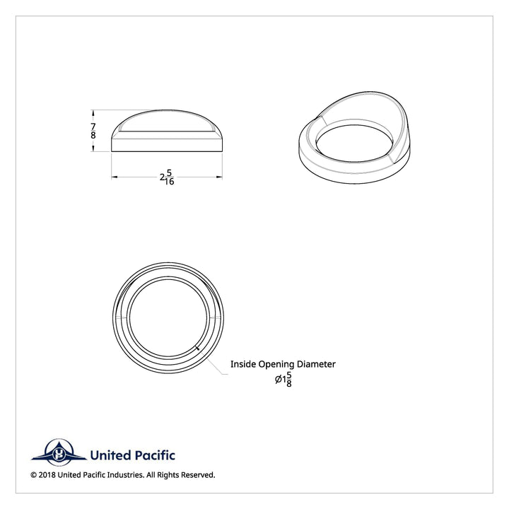 Small Gauge Bezel With Visor For 2006+ Peterbilt