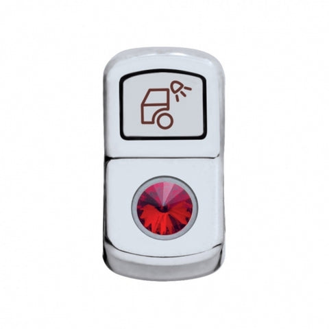 "Load Light" Rocker Switch Cover With Red Crystal