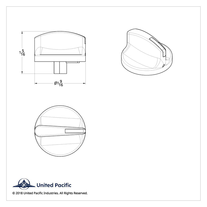 A/C Control Knob For 2002-2005 Kenworth