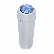 1-7/8" Short Aluminum Toggle Switch Extension With Crystal For Kenworth - Blue Crystal
