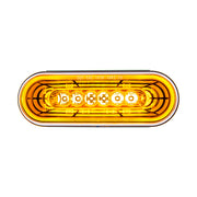 22 LED 6" Oval Abyss Light (Turn Signal) - Amber LED/Amber Lens