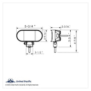 8 LED Oval Wide Angle Driving/Work Light (Retail)