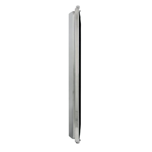 7" X 16" 430 Stainless Steel West Coast Style Mirror - Non Heated