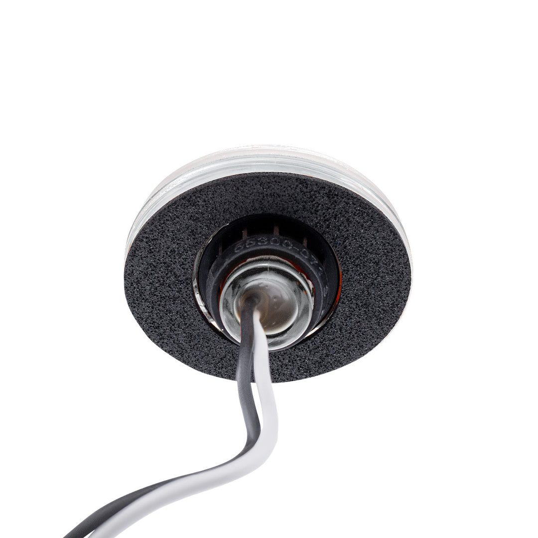 3 LED Oval Auxiliary Light-White LED/Clear Lens