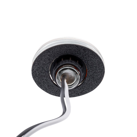 3 LED Oval Auxiliary Light-White LED/Clear Lens
