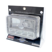 ULTRALIT - 5 LED 4" X 6" Crystal Headlight - High & Low Beam