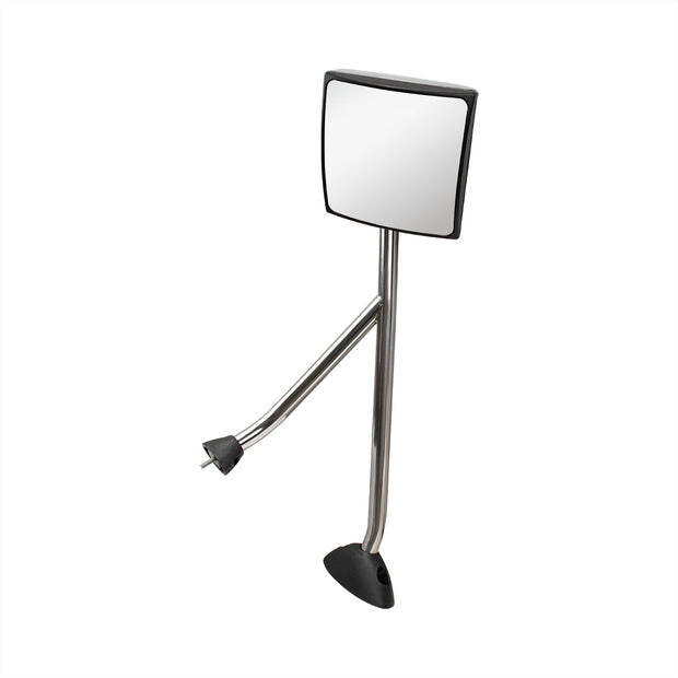 SS Hood Mirror Assembly With Sequential LED Turn Signal For 2008-2017 International Prostar - Driver