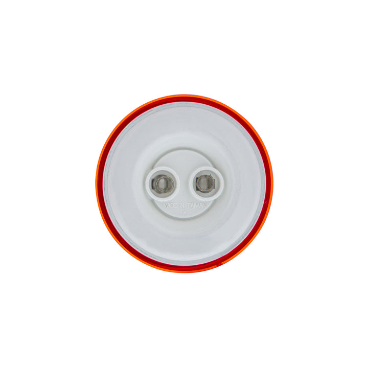 7 LED 2" Round Turbine Light (Clearance/Marker) - Red LED/Red Lens